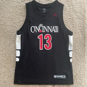 Nike Air Jordan Cincinnati Bearcats Black Jersey - Youth XL